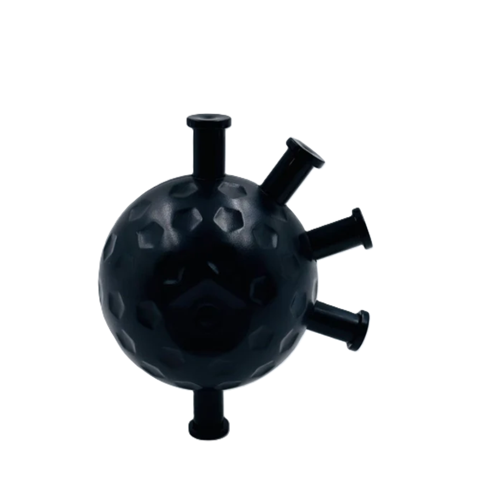 Ergonomikus kézerősítő és stresszoldó masszázslabda ujjtámaszokkal 3