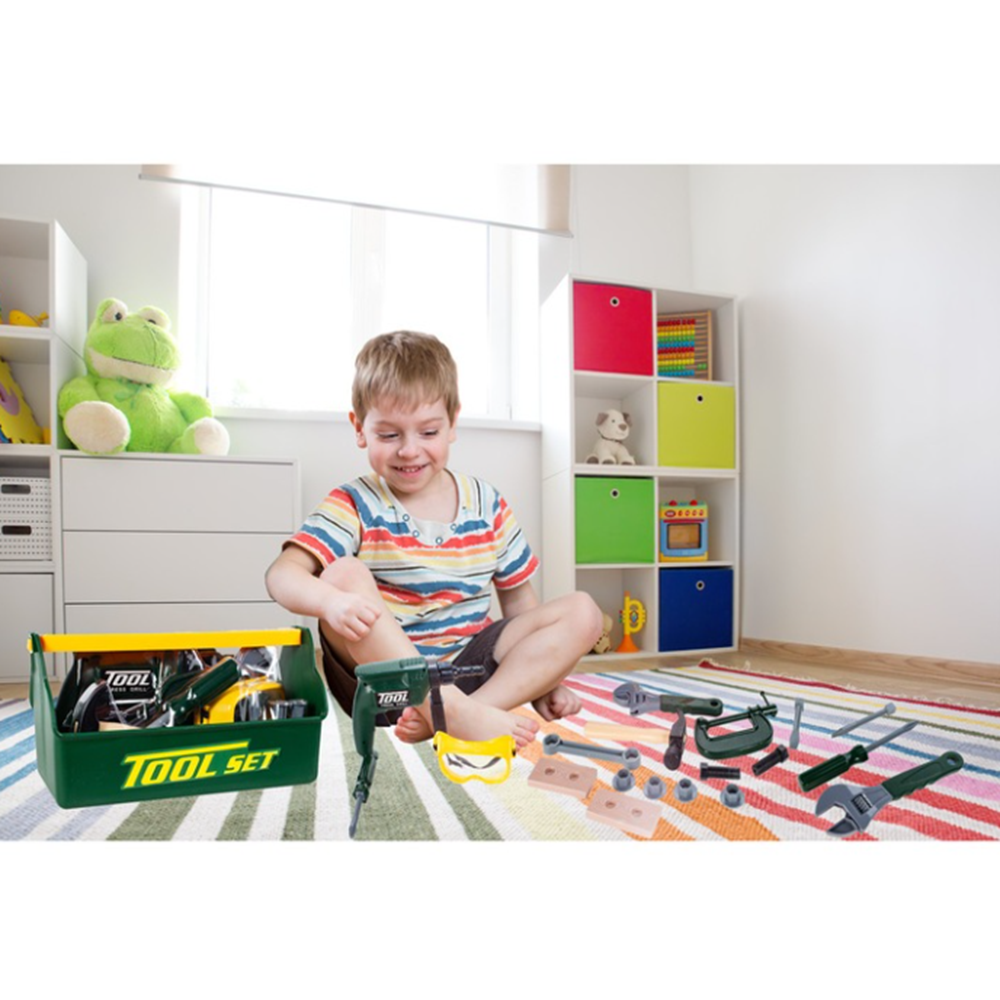 Gyerekszerszámkészlet 21 darabos szerszámosláda – játék szerszámok gyerekeknek (BBJ) 2