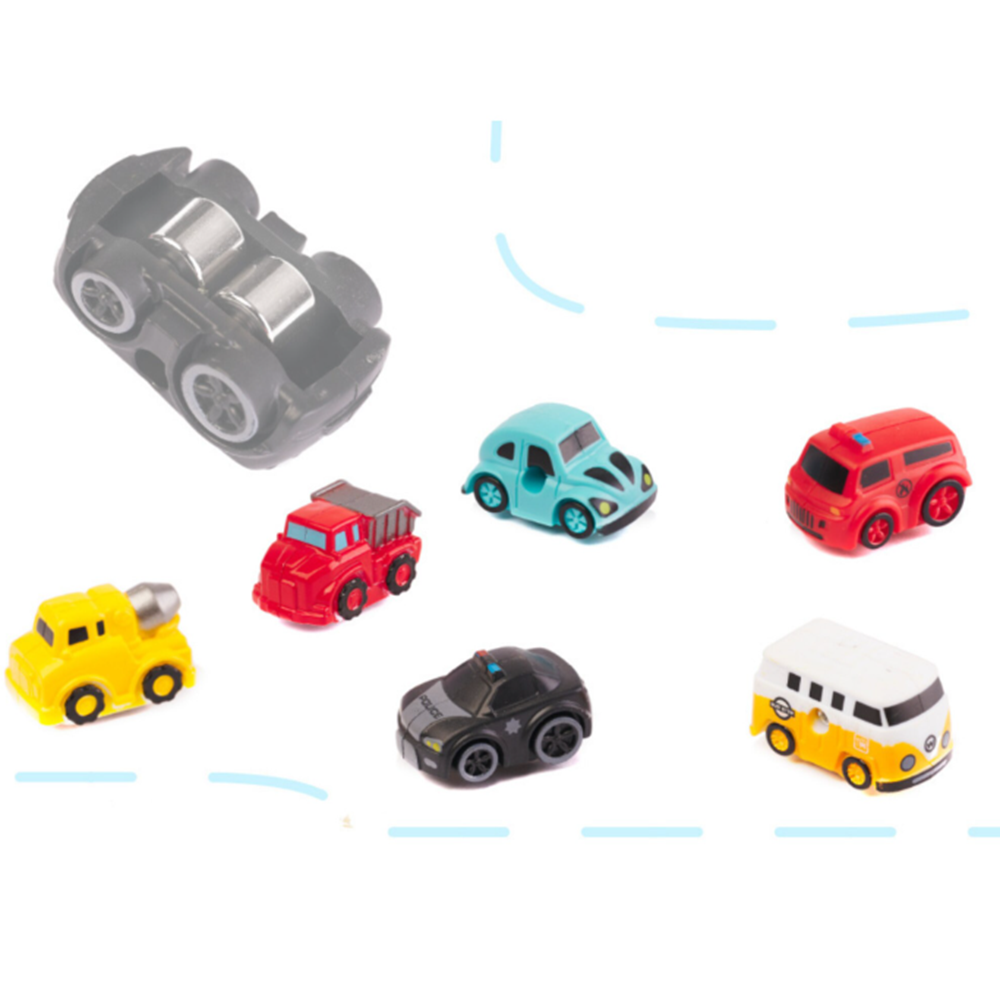 Gyermek 4 szintes parkolóház elektromos lifttel fényekkel és hangokkal – 6 autó, helikopter-leszálló (BBMJ) 6