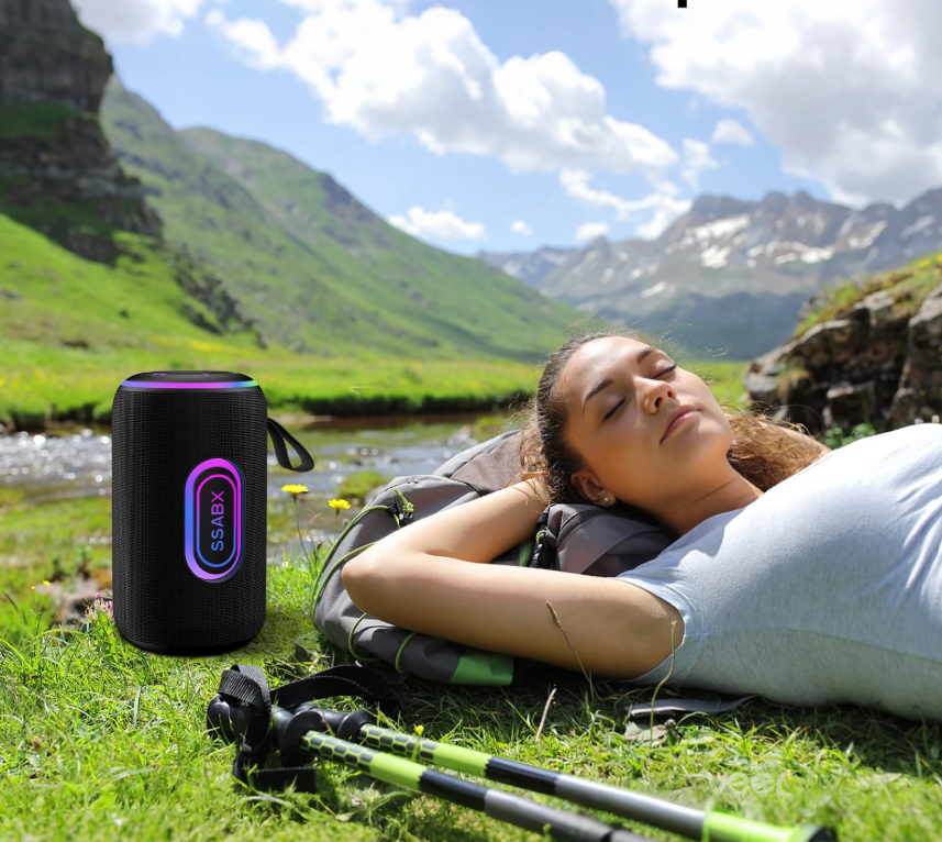 Hordozható bluetooth hangszóró b47 – ipx7 vízálló, 35 w sztereó hangzás, 30 óra lejátszás, led világítás (BBD) 3