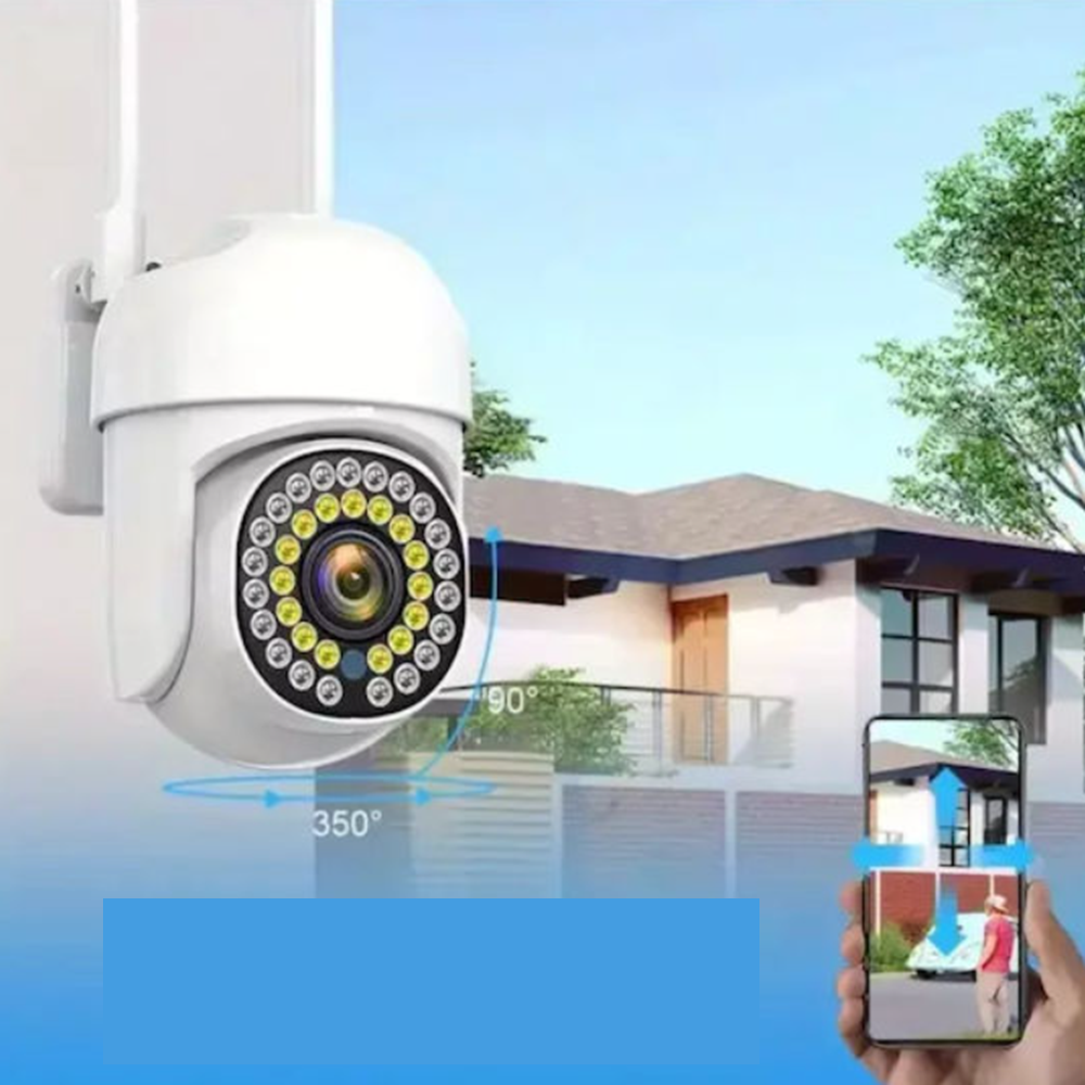 IP Megfigyelőkamera Wi-Fi Full HD 1080p vízálló kétirányú kommunikációval 2MP 3,6 mm objektív IP66 vezeték nélküli 3