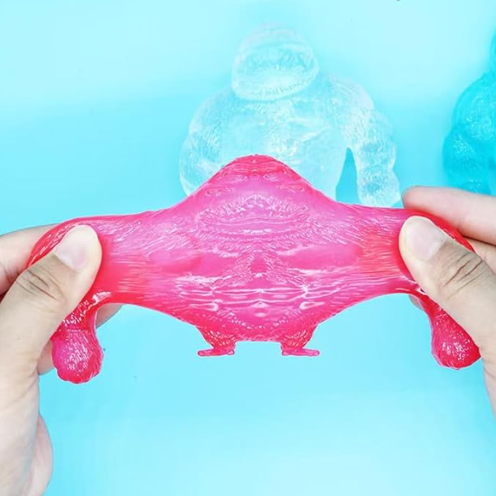 Realisztikus gorilla squishy játék – puha, szorítható stresszcsökkentő és feszültségoldó játék iskolásoknak és felnőtteknek (BBMJ) 7