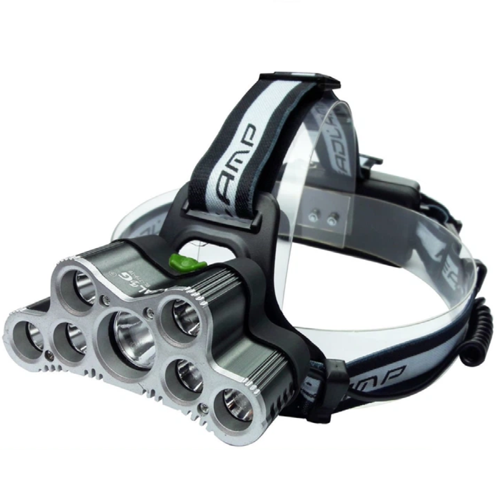 Újratölthető fejlámpa 9 led-del usb töltéssel – erős fény és hosszú üzemidő 1