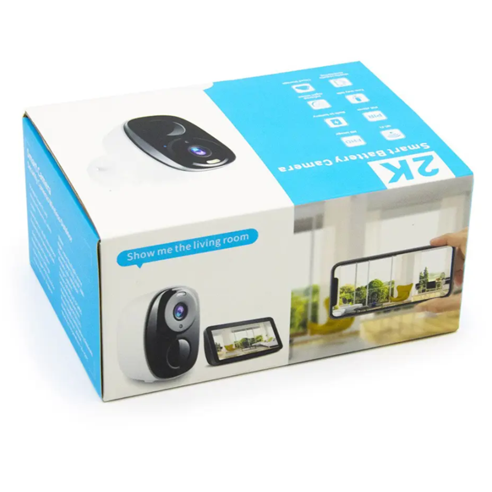 Wifi megfigyelőkamera akkumulátoros kivitelben – kültéri vezeték nélküli biztonsági kamera éjjellátással és mozgásérzékelővel 10