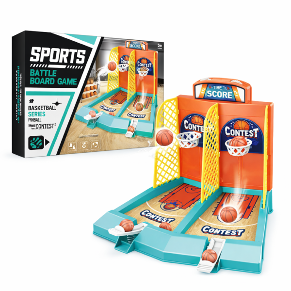 ZsákZsivány katapultos mini kosárlabda játék – ujjkosár 2 palánkkal és 20 labdával (BBJ) 1