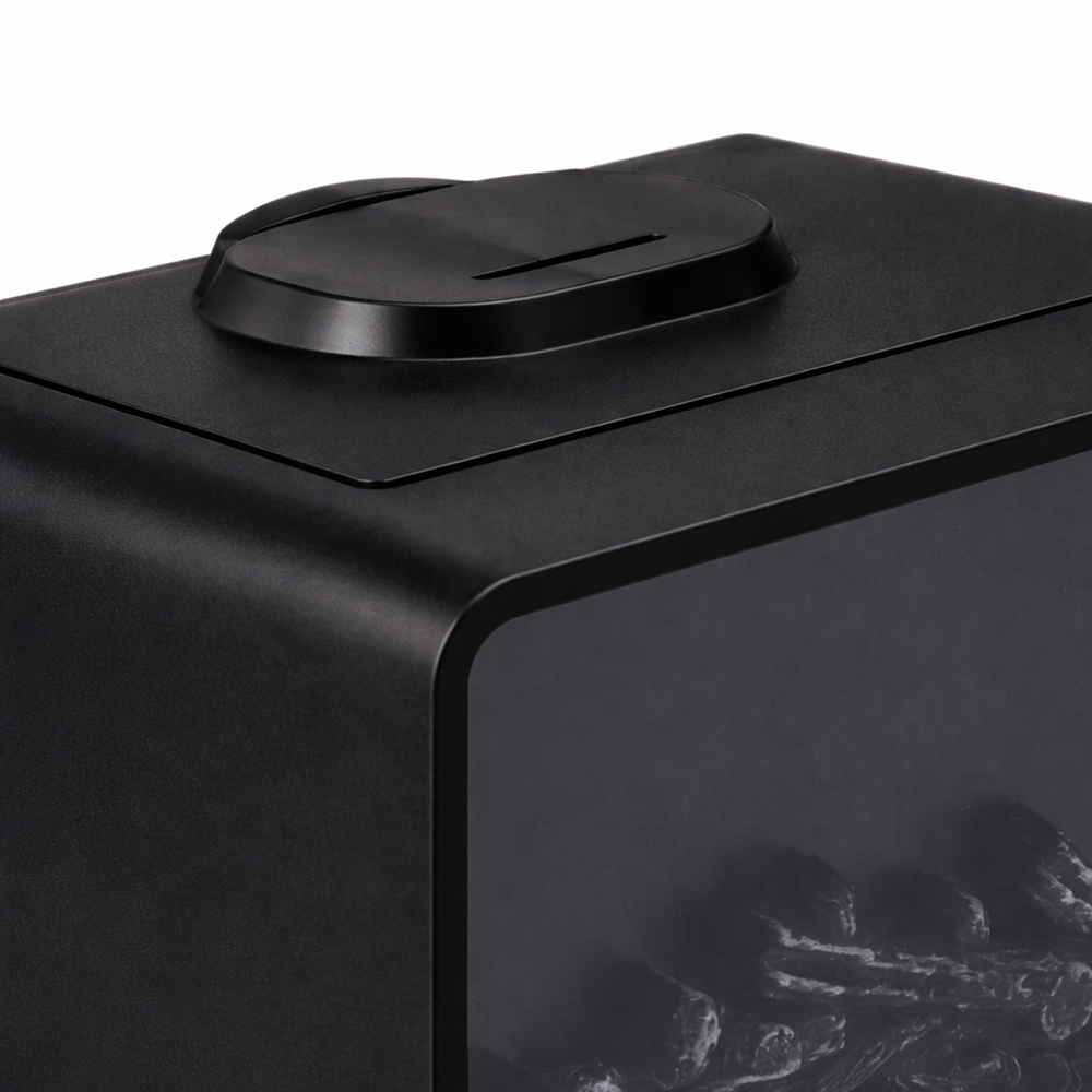 Aromora Relax kandalló hatású aromaterápiás diffúzor és ultrahangos párásító 300 ml – LED láng effekt (BBV) 5