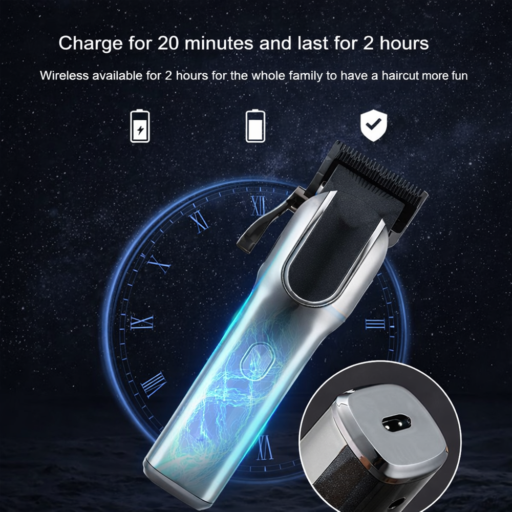 BOXILI BXL-815 elektromos hajvágó kerámia penge rozsdamentes acél, 3-15 mm-es (BBM) 2 (3)