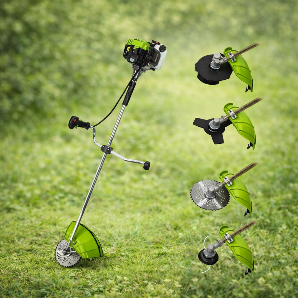 Flinke FK-9600 benzines fűkasza és bozótvágó 5,8 LE 65cc – professzionális damilos és késes kasza (FX) 3