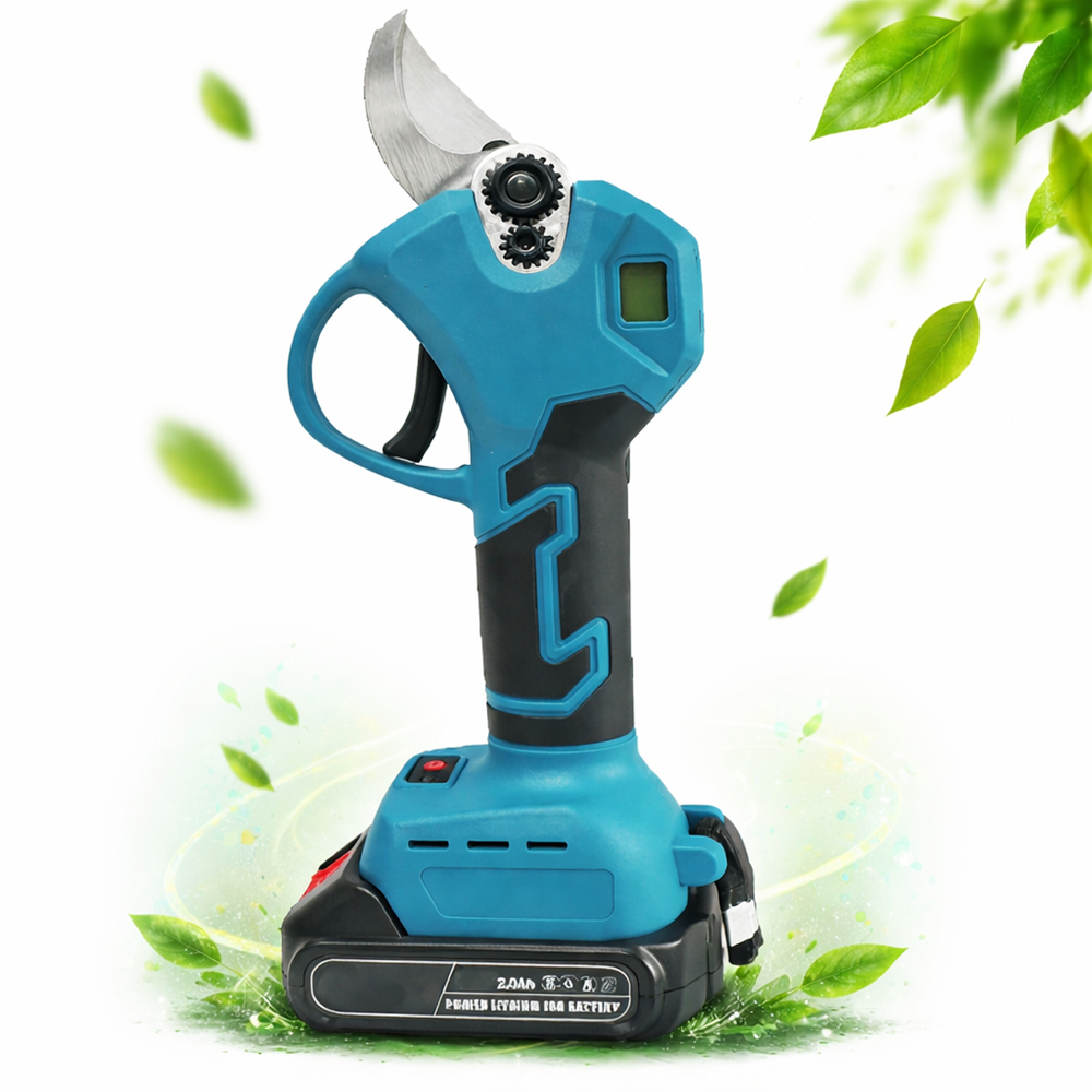 HAYAMI HA-1028 akkus metszőolló 21V – elektromos ágvágó olló 28 mm vágáskapacitással, kék (FX) 1