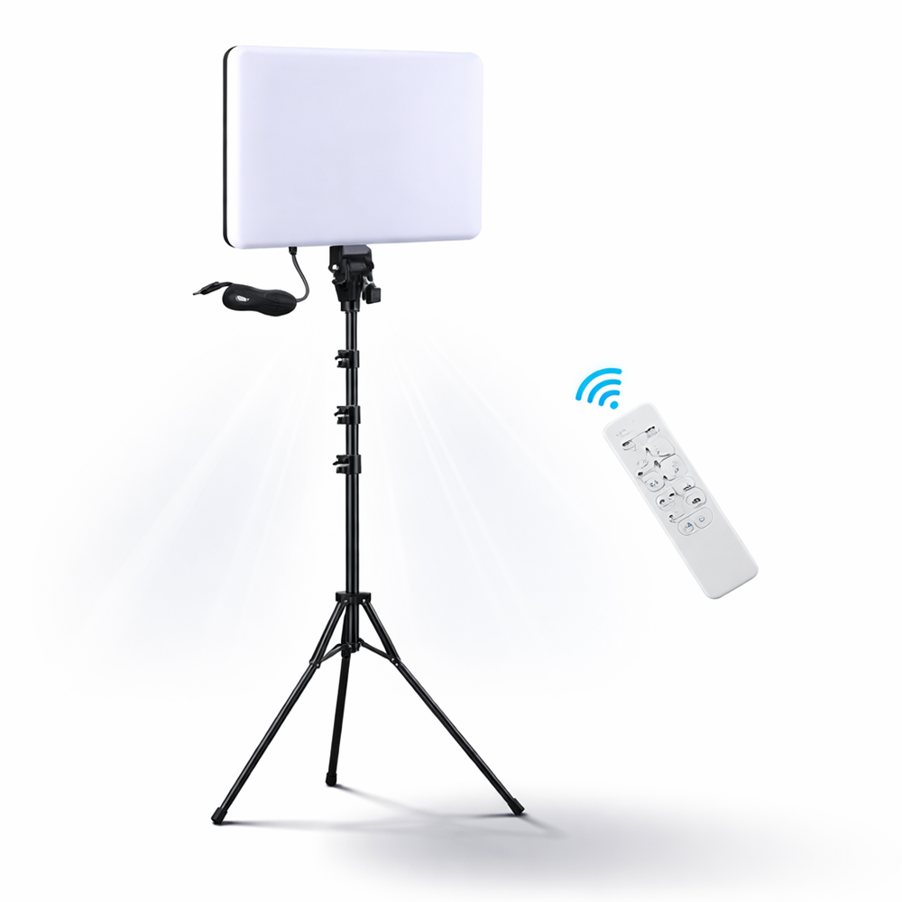 LumiStudio Pro PL-36 LED stúdiólámpa – professzionális fotóvideó világítás, távirányítóval, 3 színhőmérséklet (BBD) 1