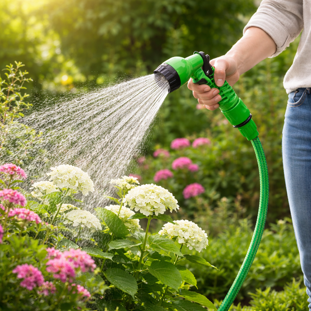 MAGIC HOSE KL25-114 kihúzható locsolótömlő 30 m – rugalmas kerti slag szórófejjel, csavarodásmentes öntözőtömlő (BBV) 2