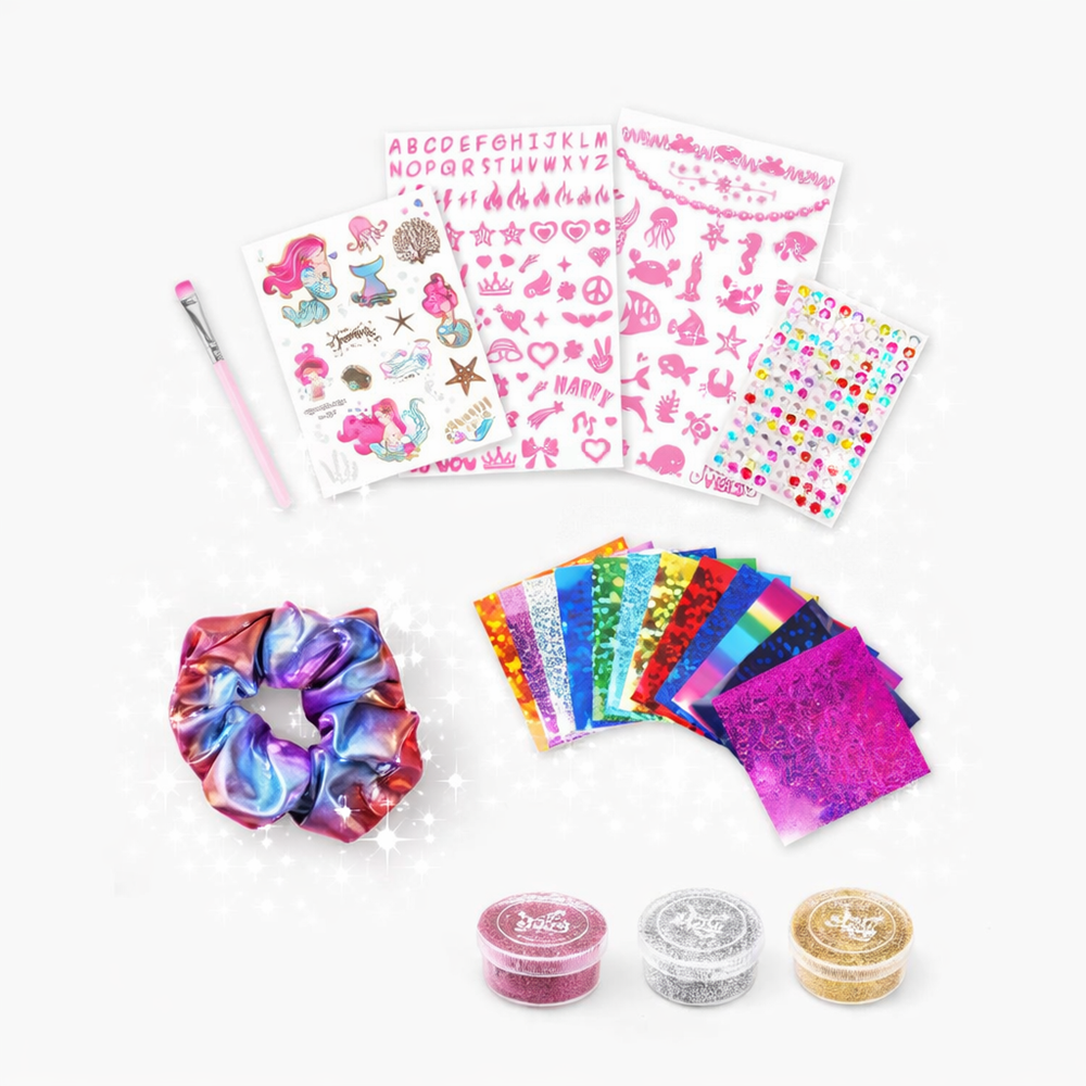 Mermaid csillámtetoválás készlet – glitter tattoo szett gyerekeknek és kreatív játékhoz (BBJ) 1