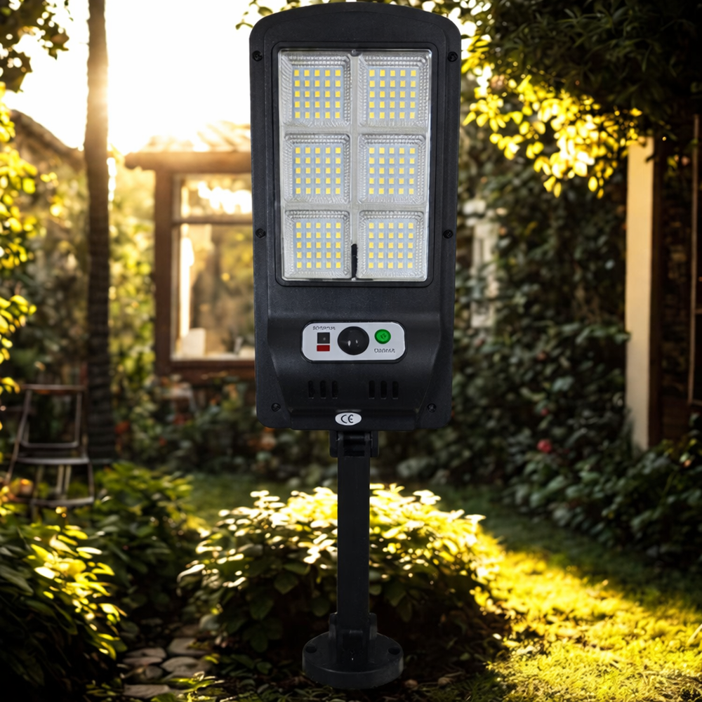 NEXTLY W755-6 kültéri napelemes LED lámpa – mozgás- és fényérzékelős, távirányítós, 3 világítási mód (BBV) 4