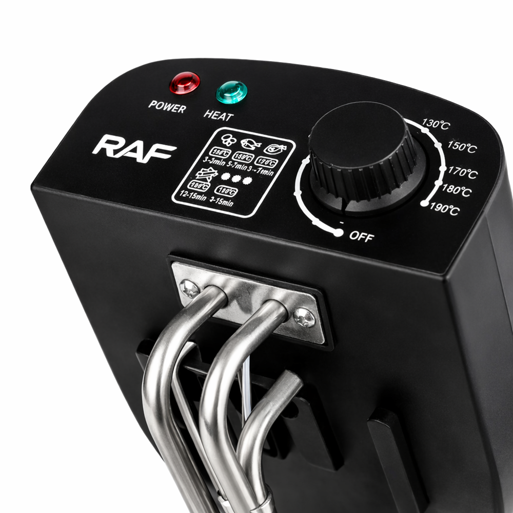 RAF 3 literes elektromos fritőz – 2000W olajsütő rántott ételekhez (BBV) 4