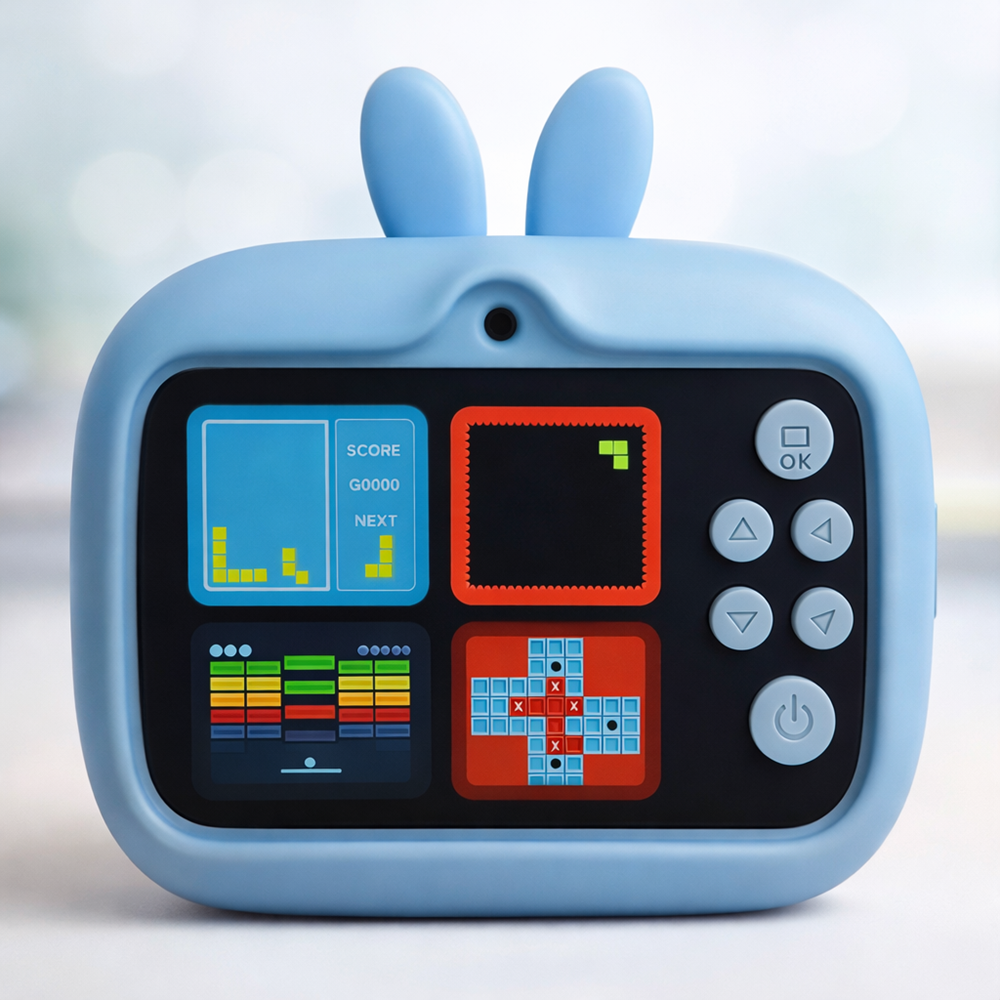 SnapKid 4 az 1-ben gyerek fényképezőgép és azonnali nyomtató – mini kamera játék videóval és fotónyomtatással (BBD) 4