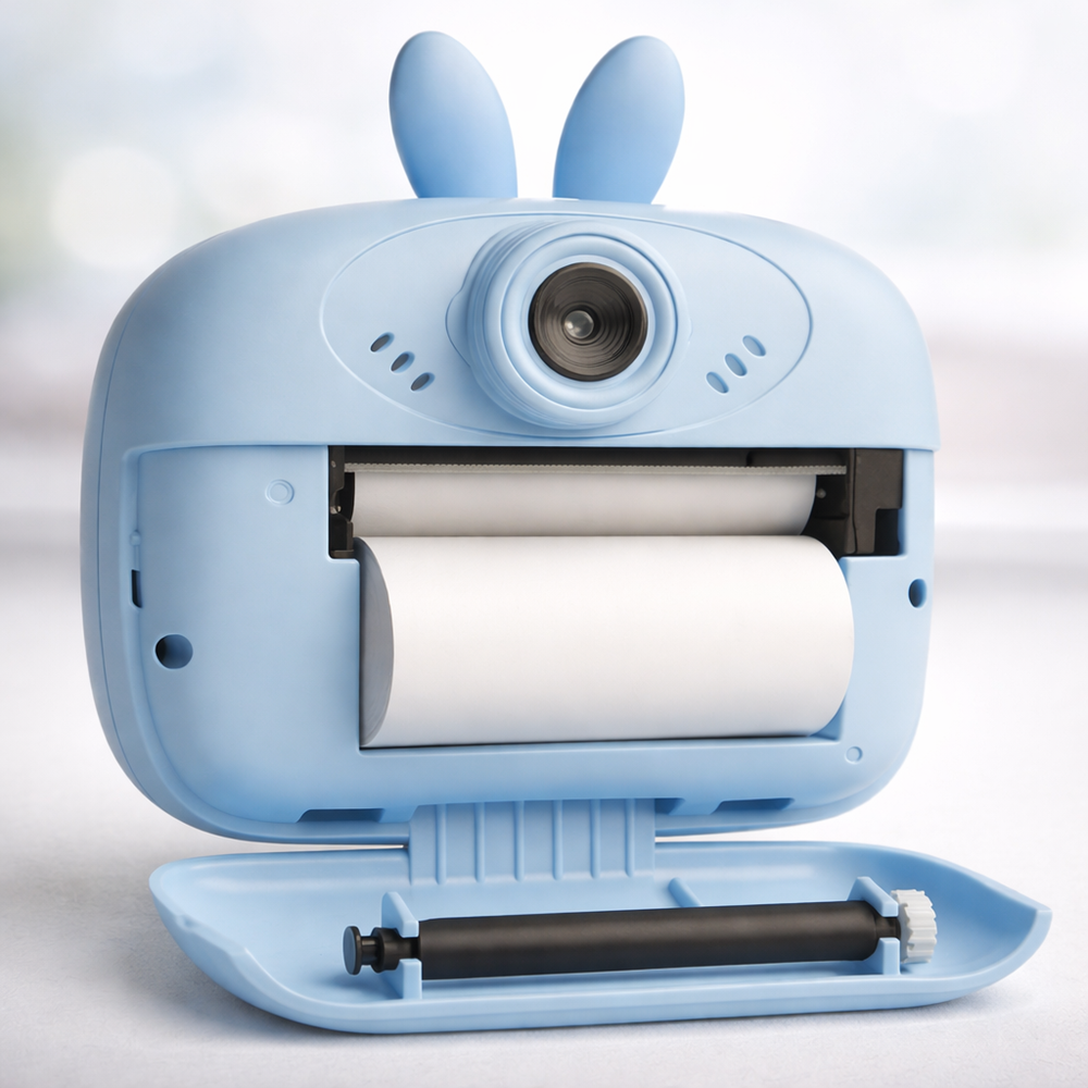 SnapKid 4 az 1-ben gyerek fényképezőgép és azonnali nyomtató – mini kamera játék videóval és fotónyomtatással (BBD) 5