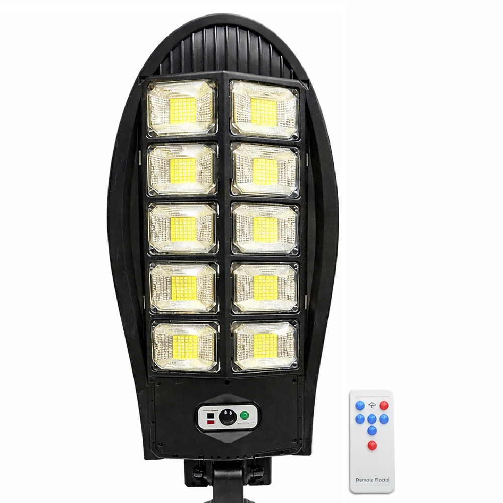 SolarNova W788B-5 napelemes LED utcai lámpa – mozgásérzékelős kültéri kerti és utcai lámpa 1