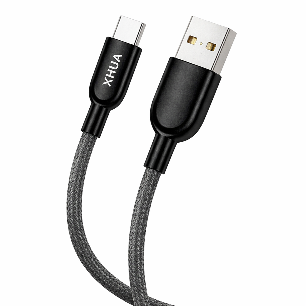 XHUA X186 szilikon töltőkábel – puha, hajlékony USB adatkábel gyorstöltéshez (BBD) 1