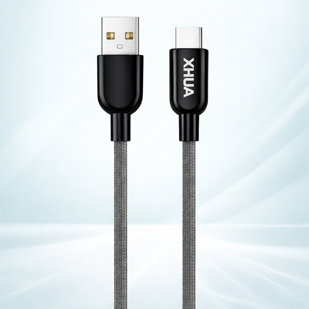 XHUA X186 szilikon töltőkábel – puha, hajlékony USB adatkábel gyorstöltéshez (BBD) 3