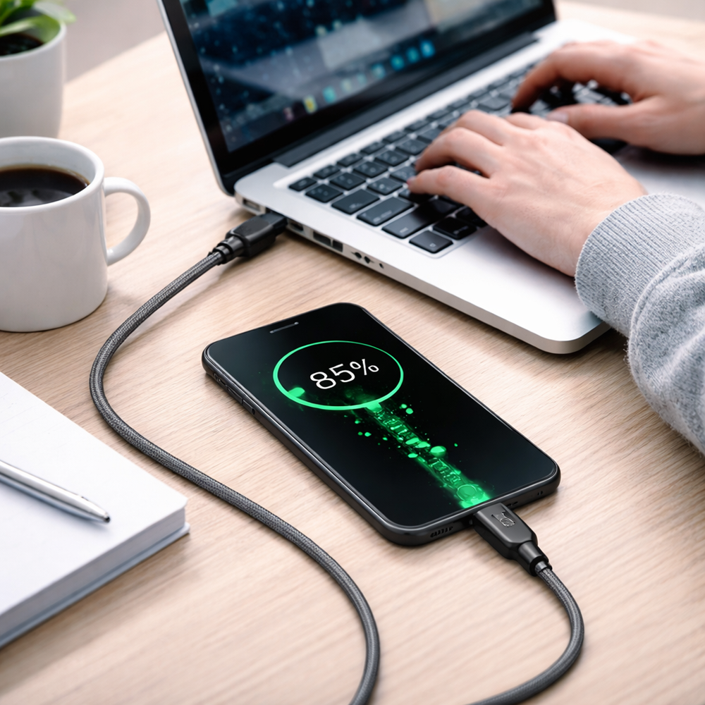 XHUA X186 szilikon töltőkábel – puha, hajlékony USB adatkábel gyorstöltéshez (BBD) 4