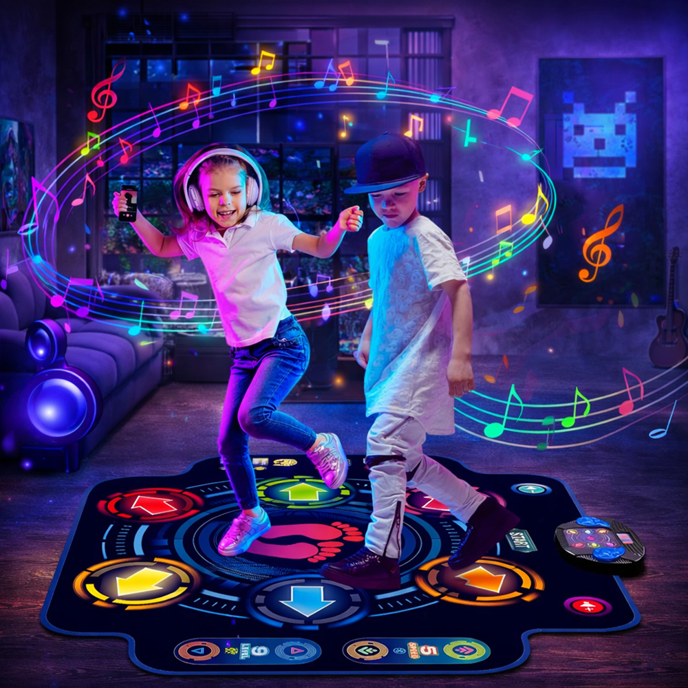 Zingaroo interaktív táncszőnyeg – zenélő ugrálós játék 9 nehézségi szinttel és 5 sebességfokozattal gyerekeknek (BBJ) 2