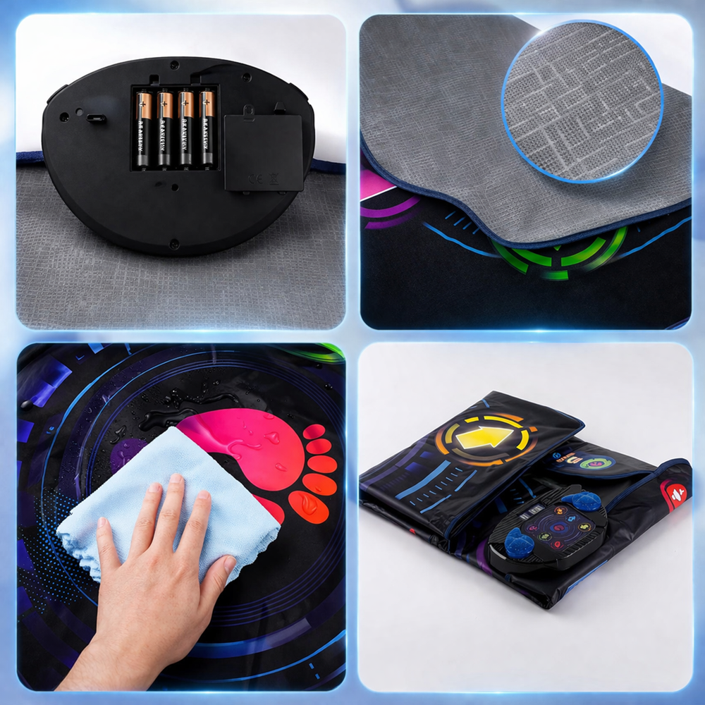 Zingaroo interaktív táncszőnyeg – zenélő ugrálós játék 9 nehézségi szinttel és 5 sebességfokozattal gyerekeknek (BBJ) 5