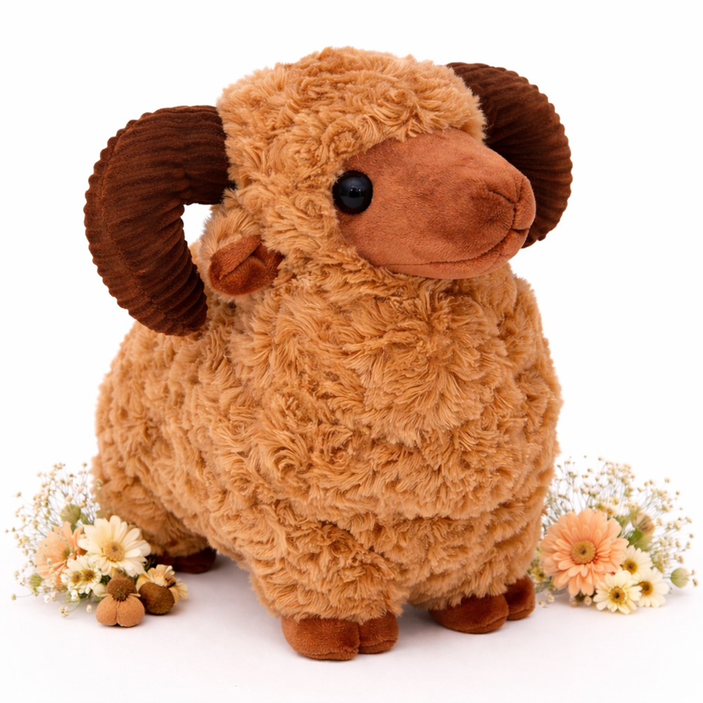 BundiKos barna plüss kos – selymes tapintású, bájos plüss figura gyerekeknek és ajándéknak (BBJ) 1