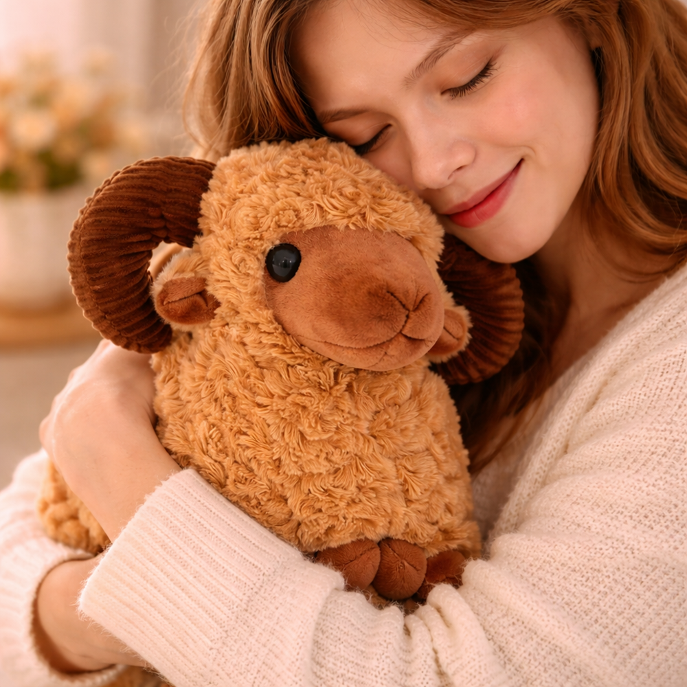 BundiKos barna plüss kos – selymes tapintású, bájos plüss figura gyerekeknek és ajándéknak (BBJ) 2