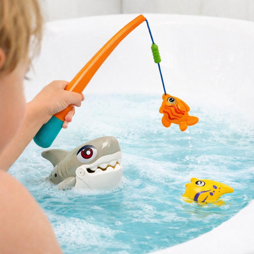 Cápa támadás mágneses horgász játék – interaktív ügyességi játék gyerekeknek (BBJ) 2