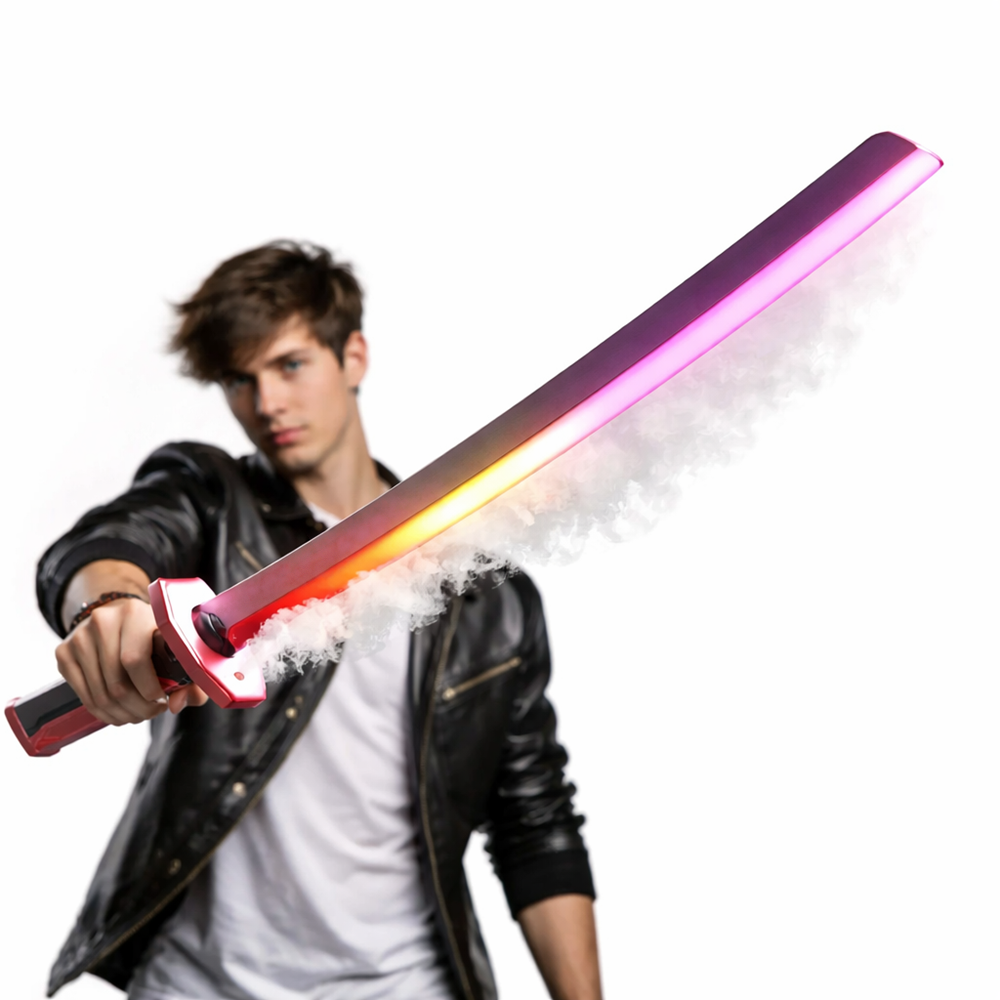 Flint Battle Blade LED katana kard – füst- és szikraeffektes világító játék kard, hanghatással 1