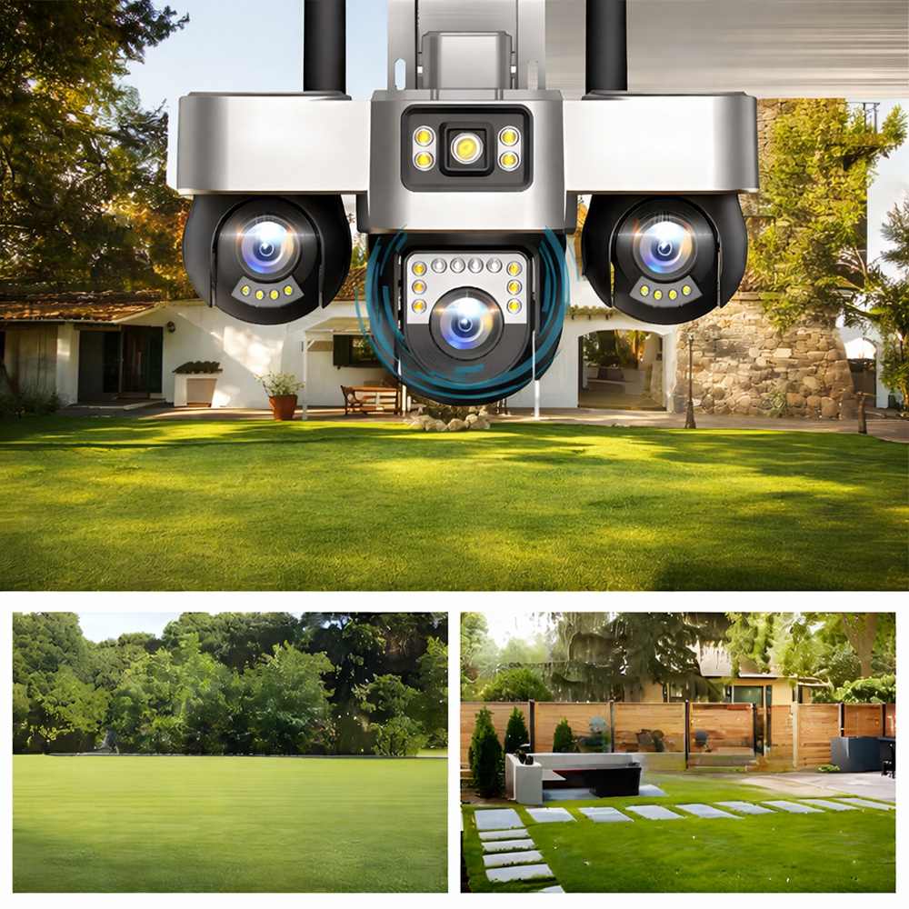 KL25-328 4G napelemes biztonsági kamera – forgatható kültéri PTZ kamera éjjellátással és telefonos megfigyeléssel V380 Pro (BBD) 4