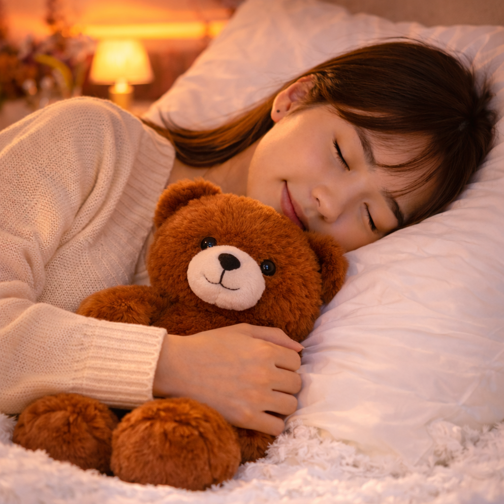 PiheMackó barna plüss maci – puha, ölelhető teddy mackó gyerekeknek és ajándéknak (BBJ) 2